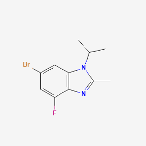 6-Bromo-4-fflworo-1-isopropyl-2-methyl-1H-benzodimidazole丨 CAS 1231930-33-8