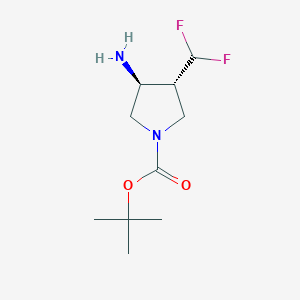 Tert{0}}Butyl Traws-3-amino-4-(difluoromethyl)pyrrolidine-1-carboxylate丨 CAS 1428776-48-0
